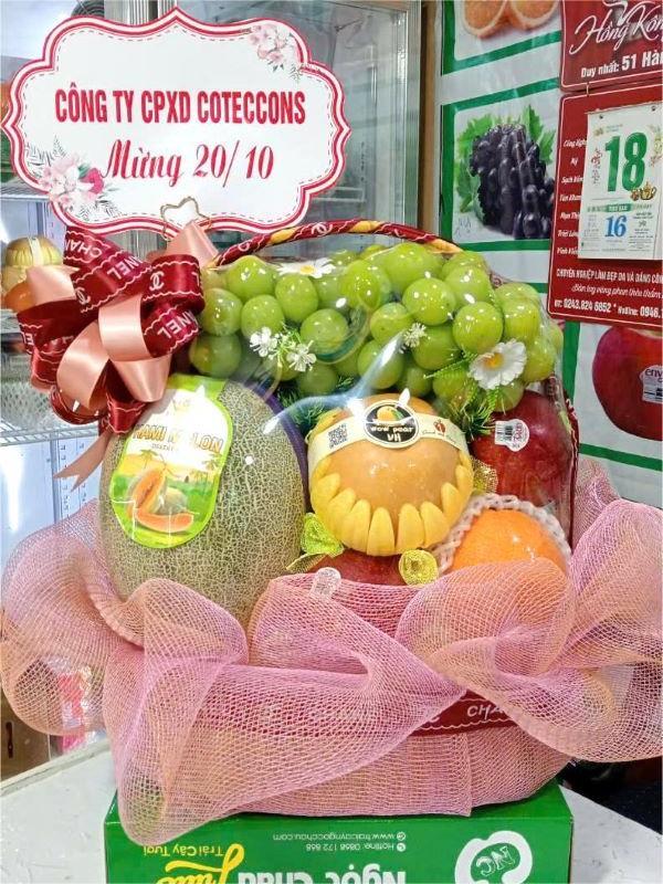 giỏ hoa quả 20/10 bán chạy nhất 2025