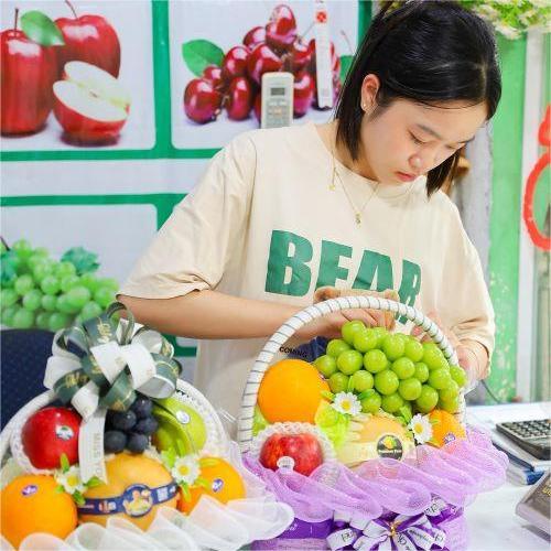 CÁCH LÀM GIỎ HOA QUẢ ĐƠN GIẢN