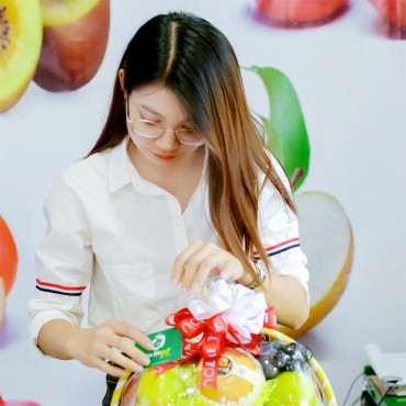 CHỌN GIỎ HOA QUẢ BIẾU