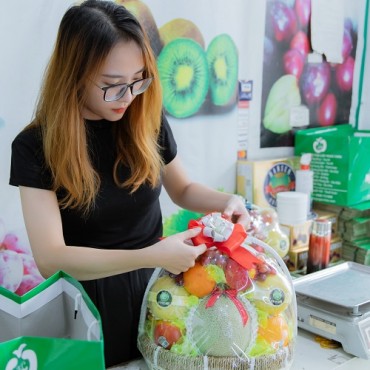 Giỏ hoa quả nhập khẩu Nguyễn Trường Tộ