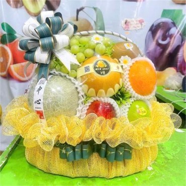 GIỎ HOA QUẢ MỪNG THỌ