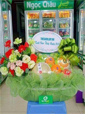 Giỏ hoa quả 20/11