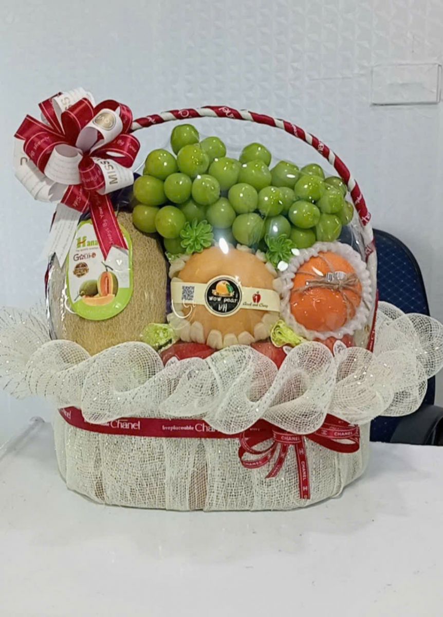 Giỏ hoa quả mừng khai giảng