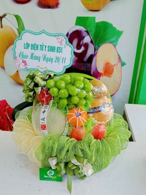 Giỏ hoa quả 20/11