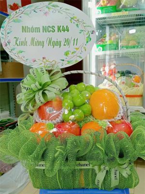 Giỏ hoa quả 20/11