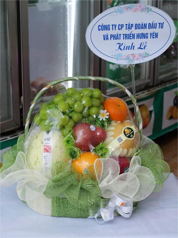 Giỏ hoa quả thắp hương 2025