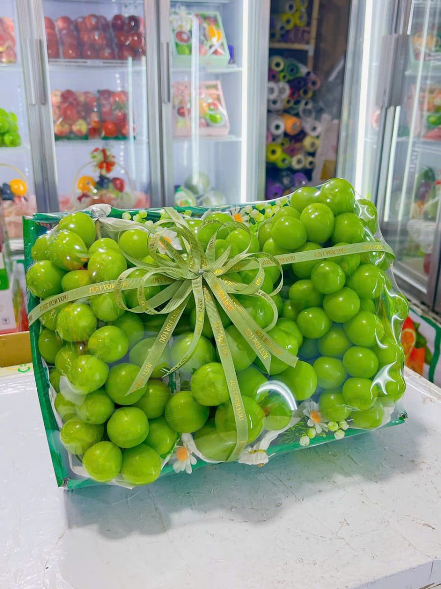 Giỏ hoa quả tết cao cấp