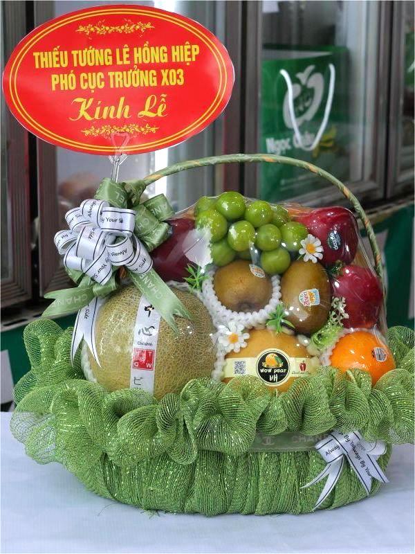 Giỏ hoa quả thắp hương 2025