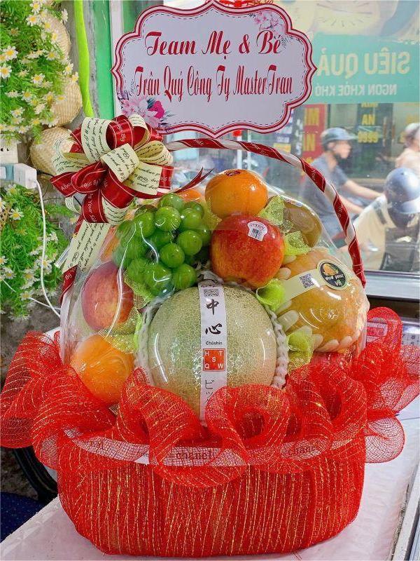 giỏ hoa quả tặng đối tác