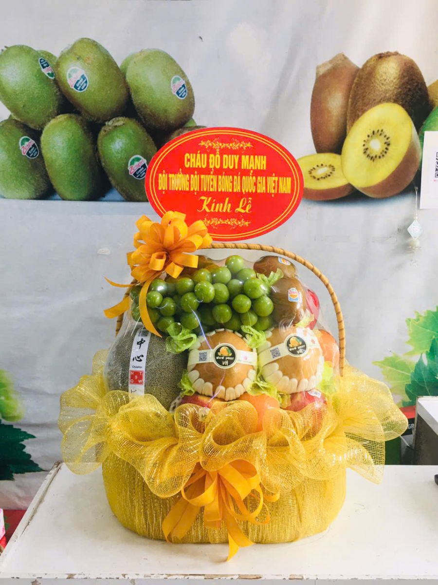 Giỏ hoa quả thắp hương 2025