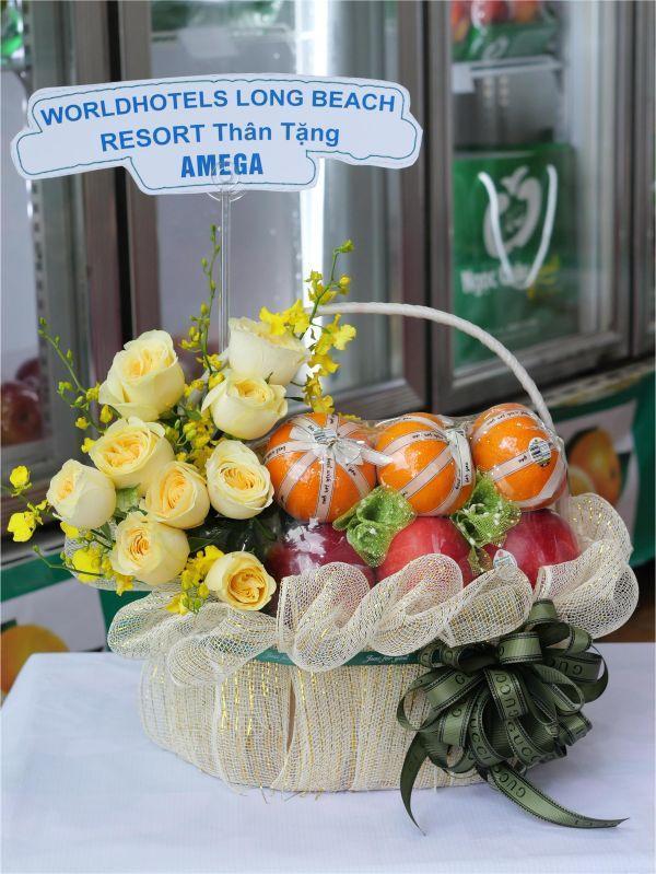 Đặt giỏ hoa quả nhập khẩu 20/10