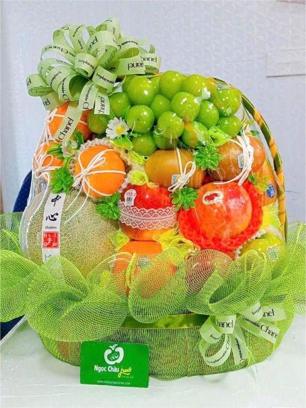giỏ hoa quả Trung thu 2025