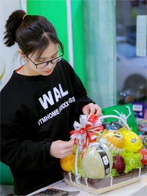 giỏ trái cây tết