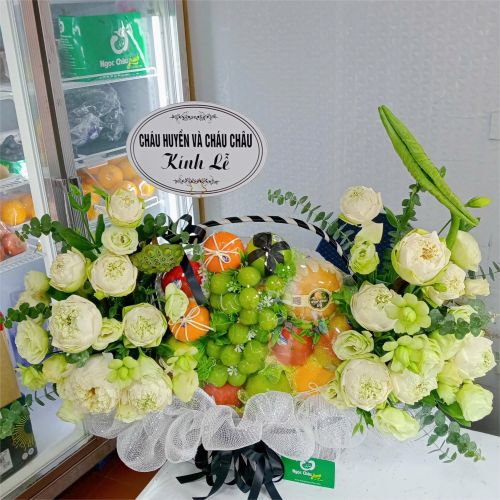 100 Mẫu giỏ hoa quả thắp hương