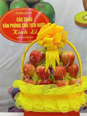 Giỏ hoa quả đi lễ chùa