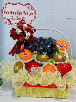 Giỏ hoa quả 20/11