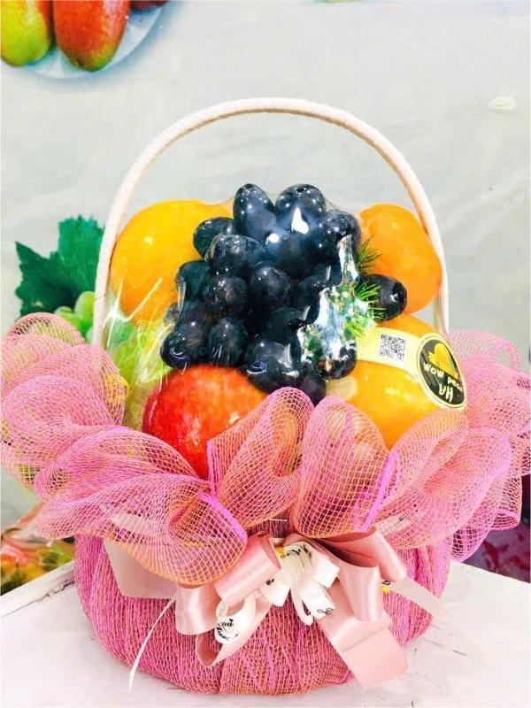 Giỏ hoa quả thắp hương tết Đoan Ngọ
