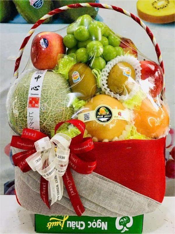 giỏ hoa quả Trung thu 2025