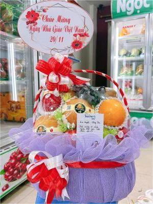 Giỏ hoa quả 20/11