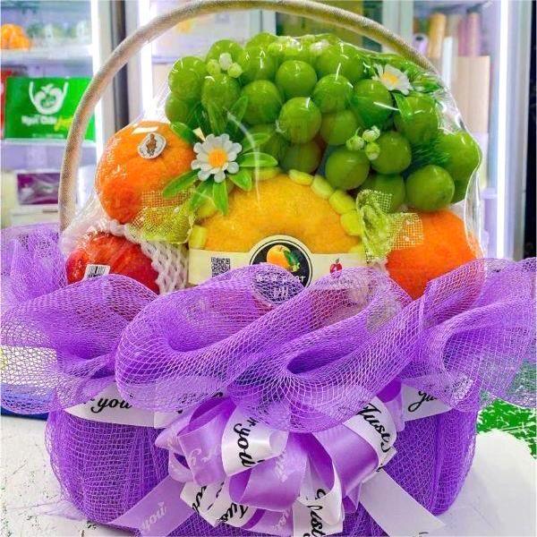 giỏ hoa quả tết Trung thu 2025
