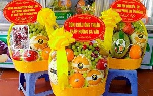 Giỏ trái cây đám giỗ ghi gì