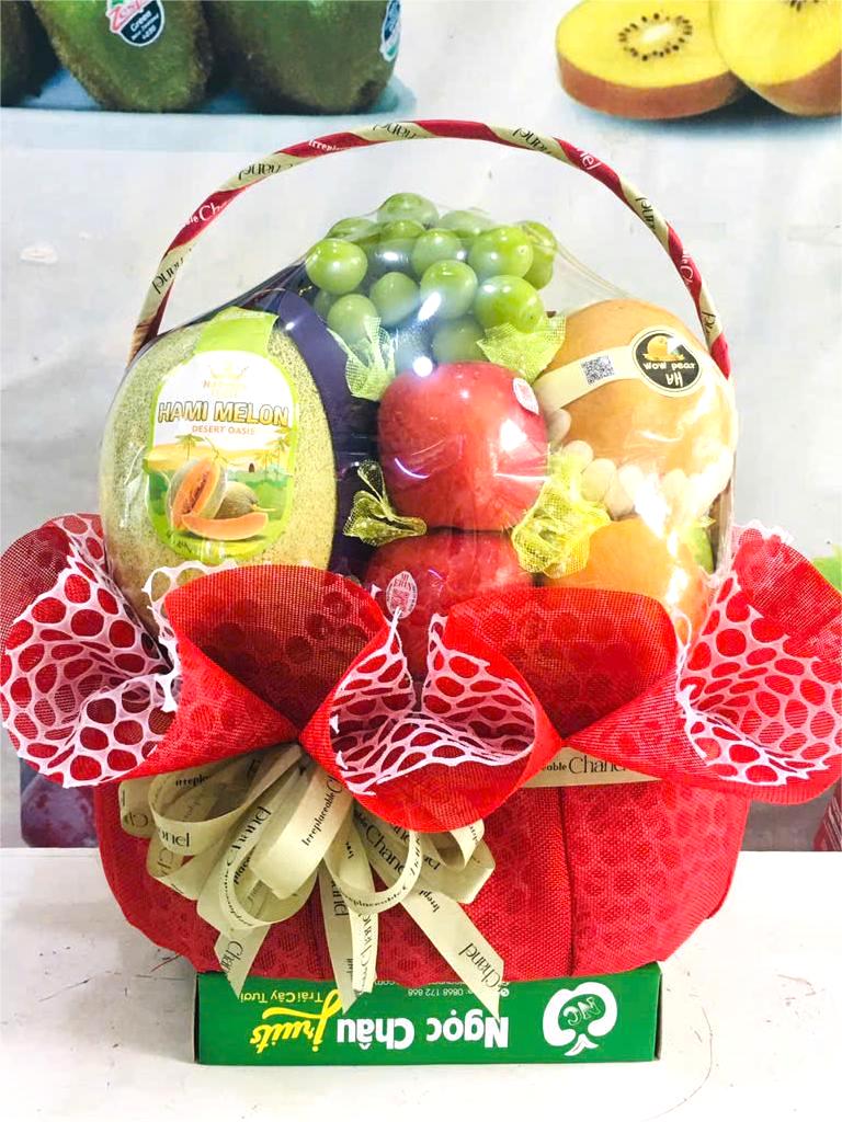 Giỏ hoa quả biếu đẹp