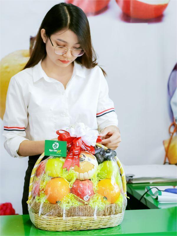 Giỏ hoa quả biếu đẹp