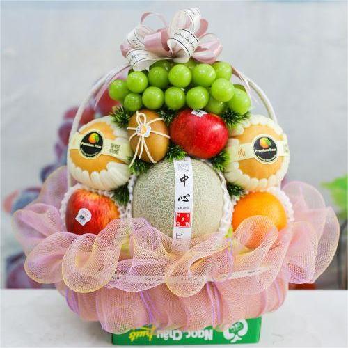 giỏ hoa quả tết Trung thu 2025