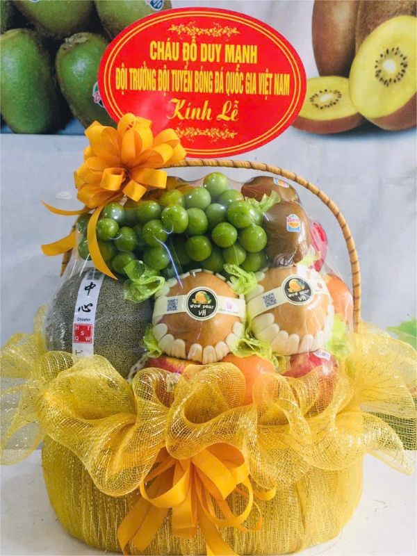 giỏ hoa quả cúng gia tiên