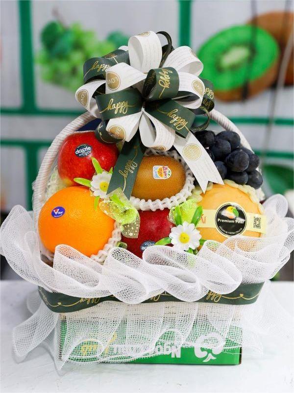 giỏ hoa quả cúng gia tiên