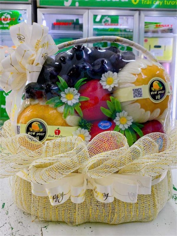 giỏ hoa quả cúng gia tiên