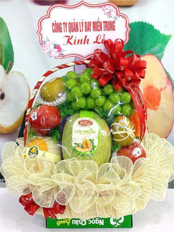 Giỏ hoa quả đám giỗ đẹp