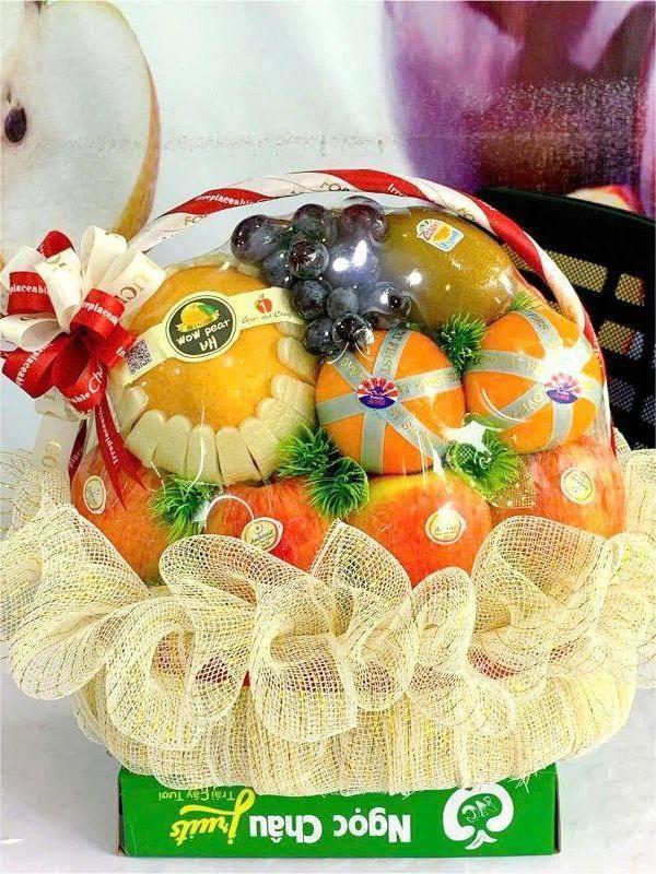 Giỏ hoa quả đám giỗ đẹp