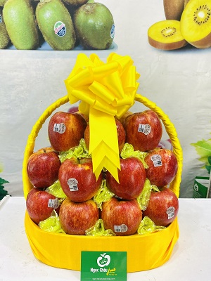 Mẫu giỏ hoa quả thắp hương