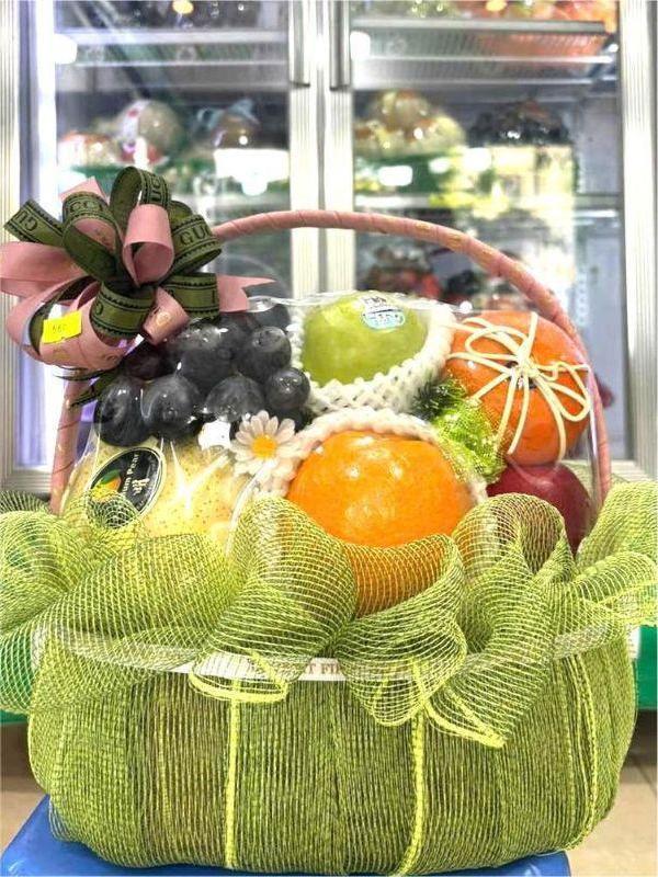 Giỏ hoa quả đẹp Ngọc Châu fruits