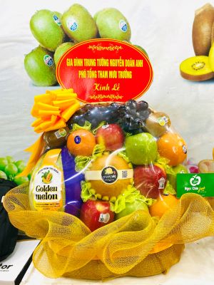 Giỏ hoa quả đi đám giỗ