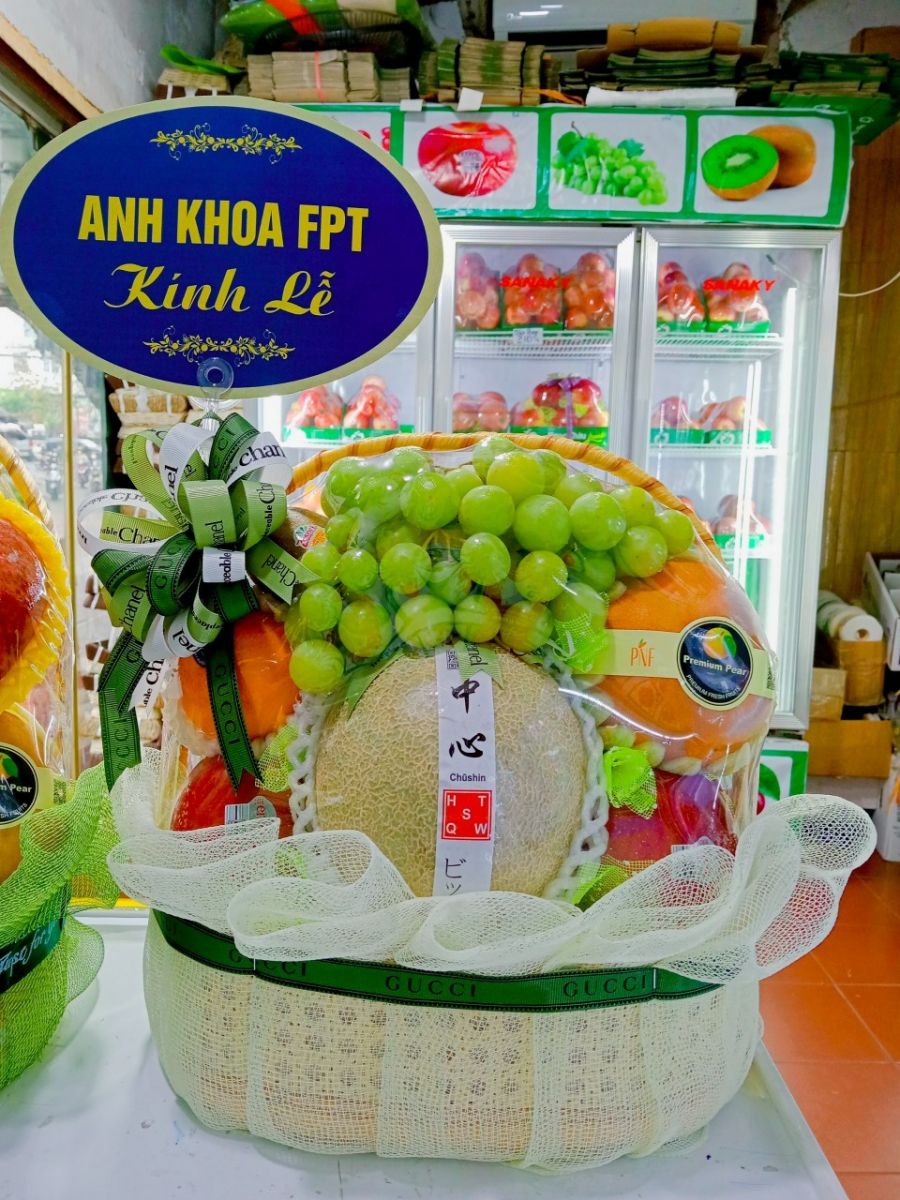 Lẵng hoa quả tươi nhập khẩu