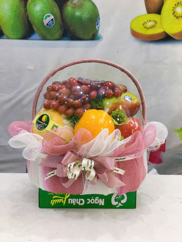 Giỏ hoa quả thắp hương tết Đoan Ngọ