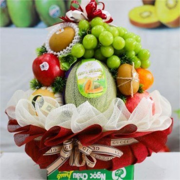 NHỮNG MẪU GIỎ HOA QUẢ ĐẸP