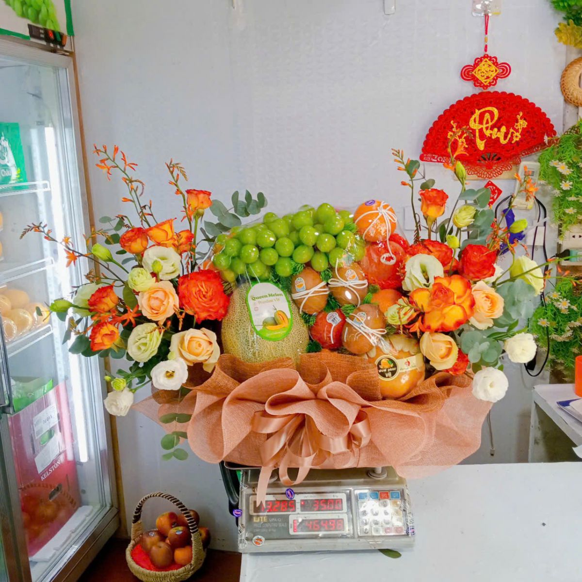 giỏ hoa quả chúc mừng sinh nhật 2025
