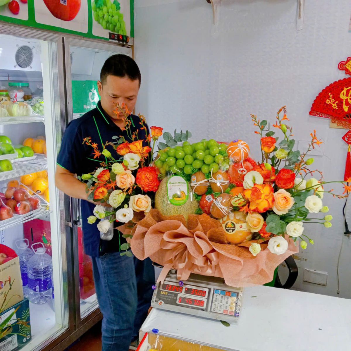 giỏ hoa quả chúc mừng sinh nhật 2025