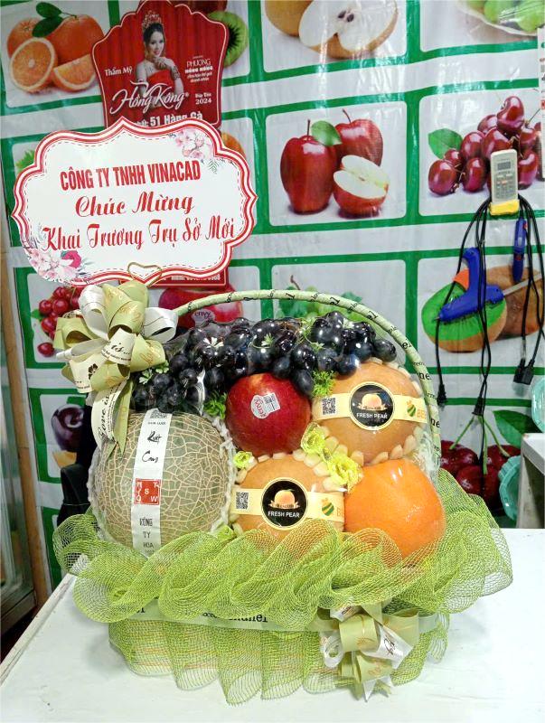 giỏ hoa quả tặng đối tác