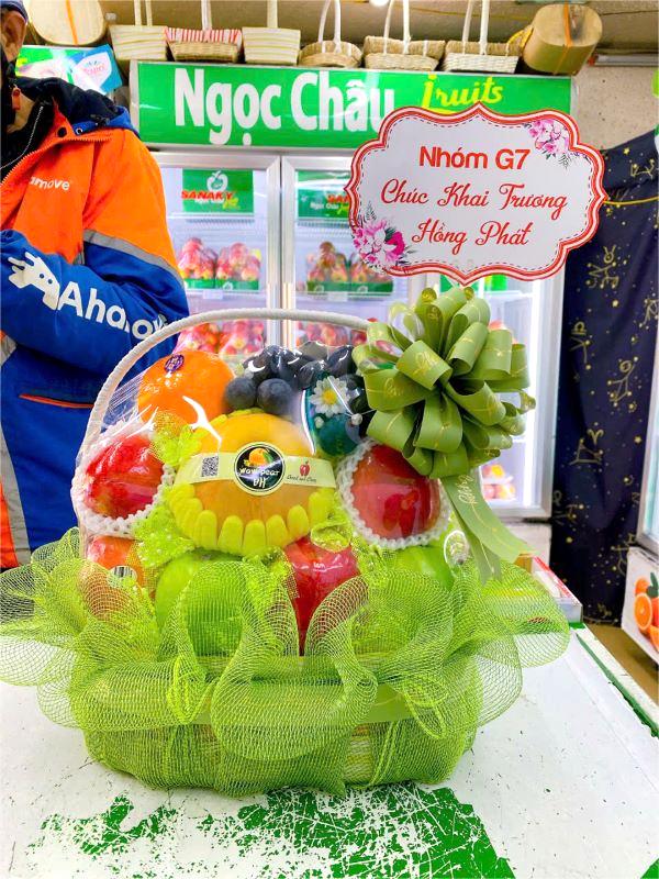 giỏ hoa quả tặng đối tác