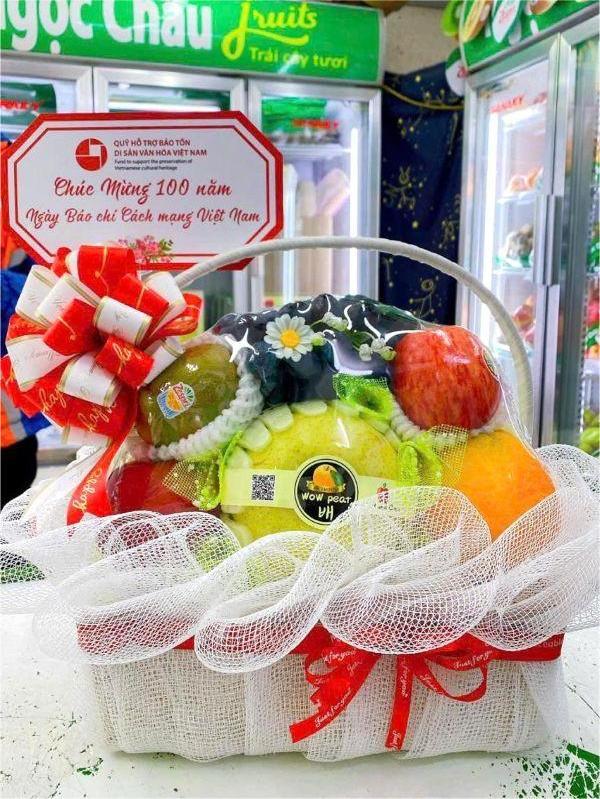 giỏ hoa quả tặng đối tác