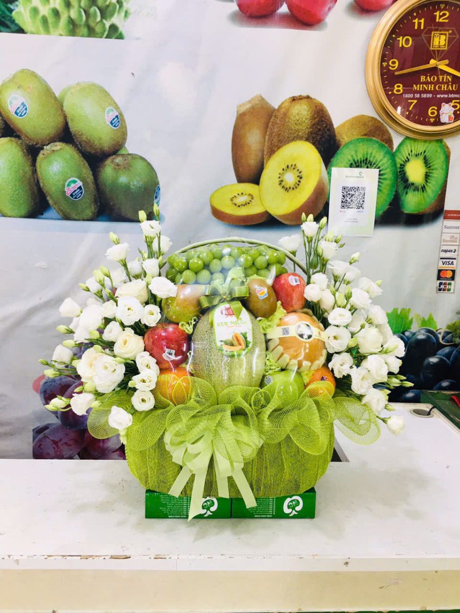 giỏ hoa quả tặng mẹ