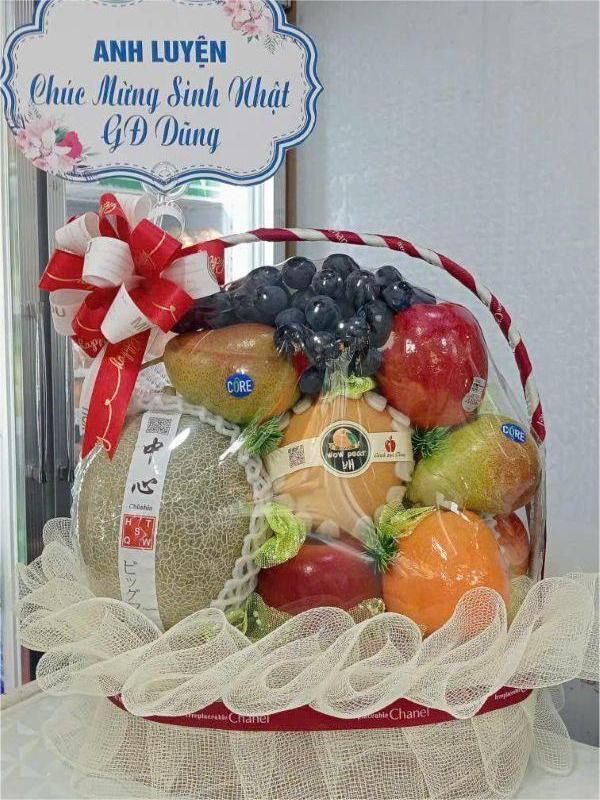 giỏ hoa quả tặng sếp nên chọn gì