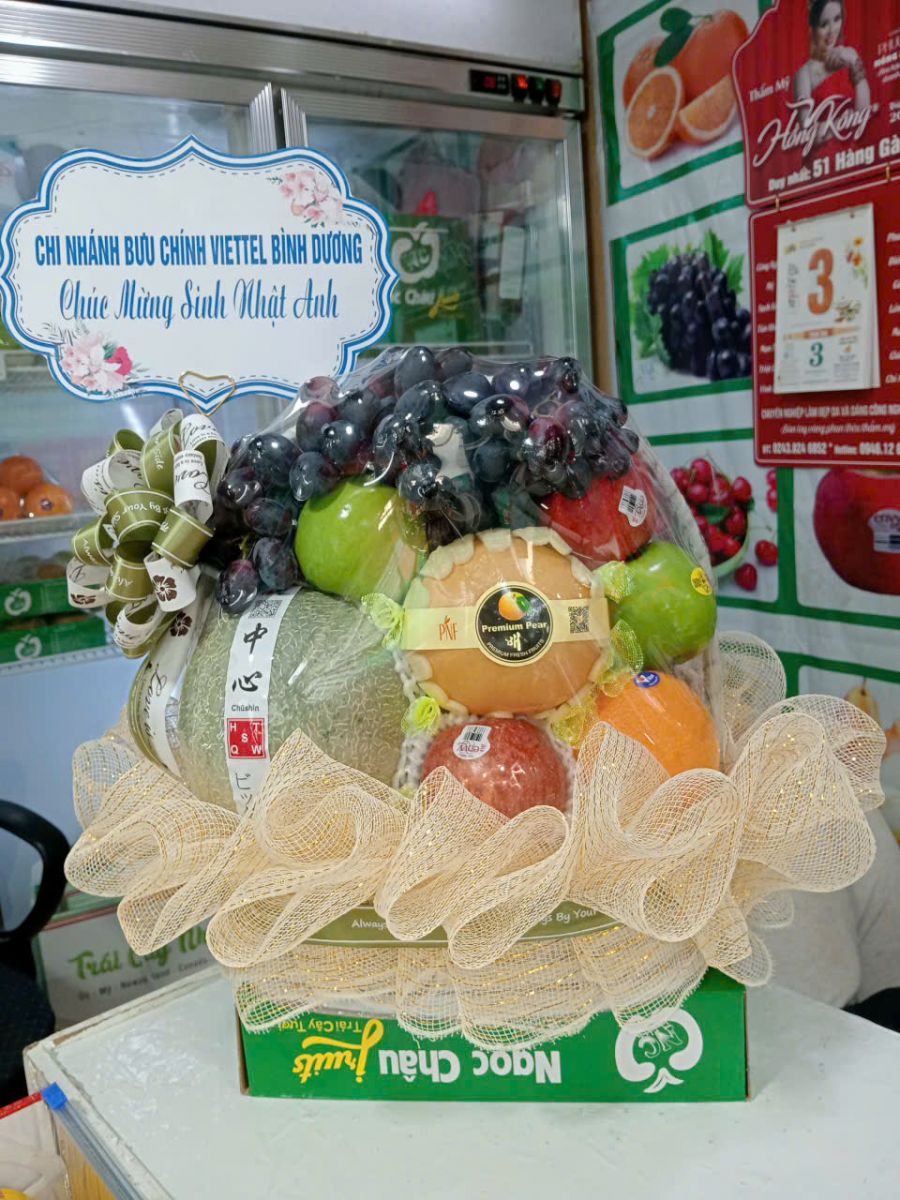 giỏ hoa quả tặng sếp nên chọn gì