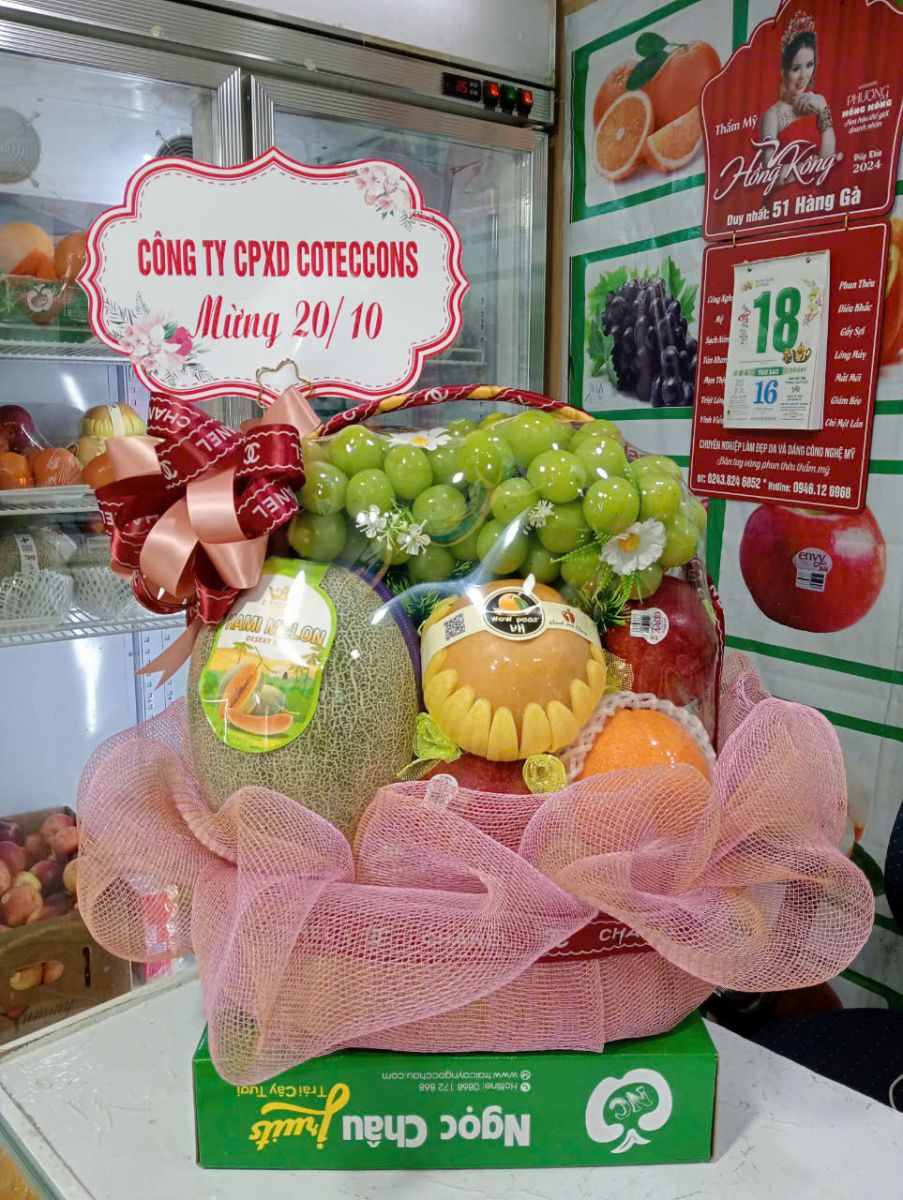 giỏ hoa quả tặng sếp nên chọn gì
