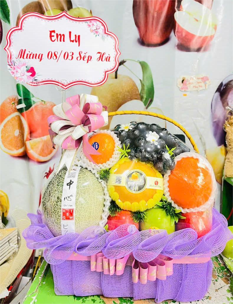 giỏ hoa quả tặng sếp nên chọn gì