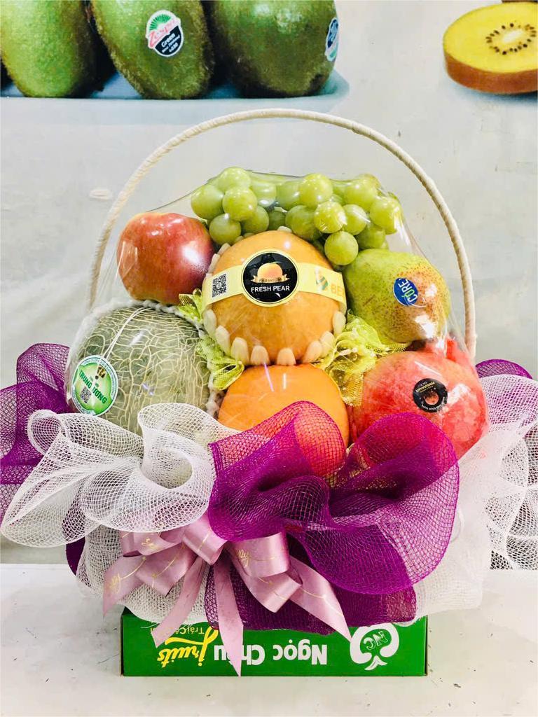 giỏ hoa quả tặng thầy cô